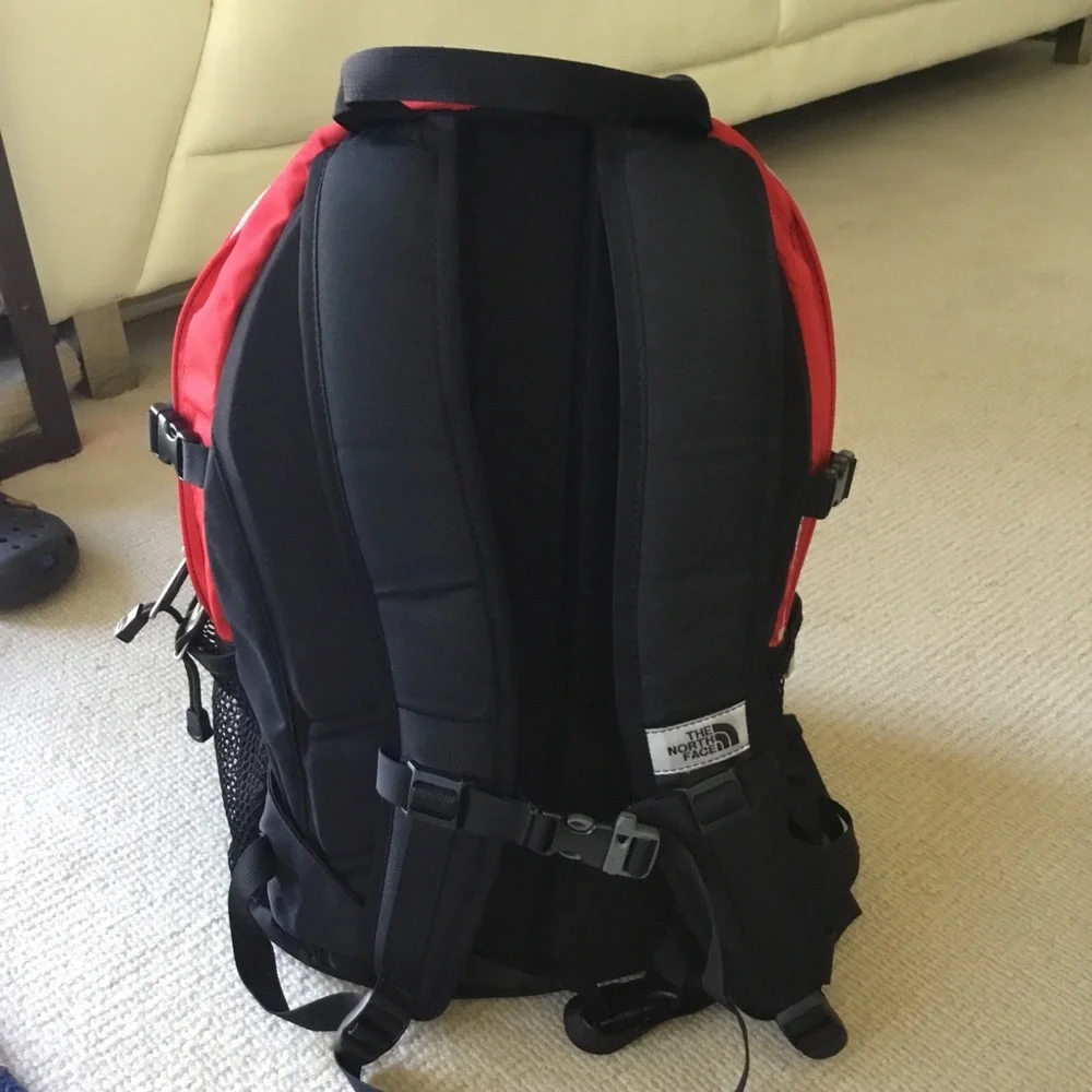 The North Face Red and Black Men's Daypack Backpack
